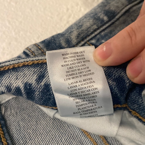 Kancan Ultra High Rise Ankle Skinny Jeans Size 24 ripped Button Fly VBK1782A - Picture 6 of 8